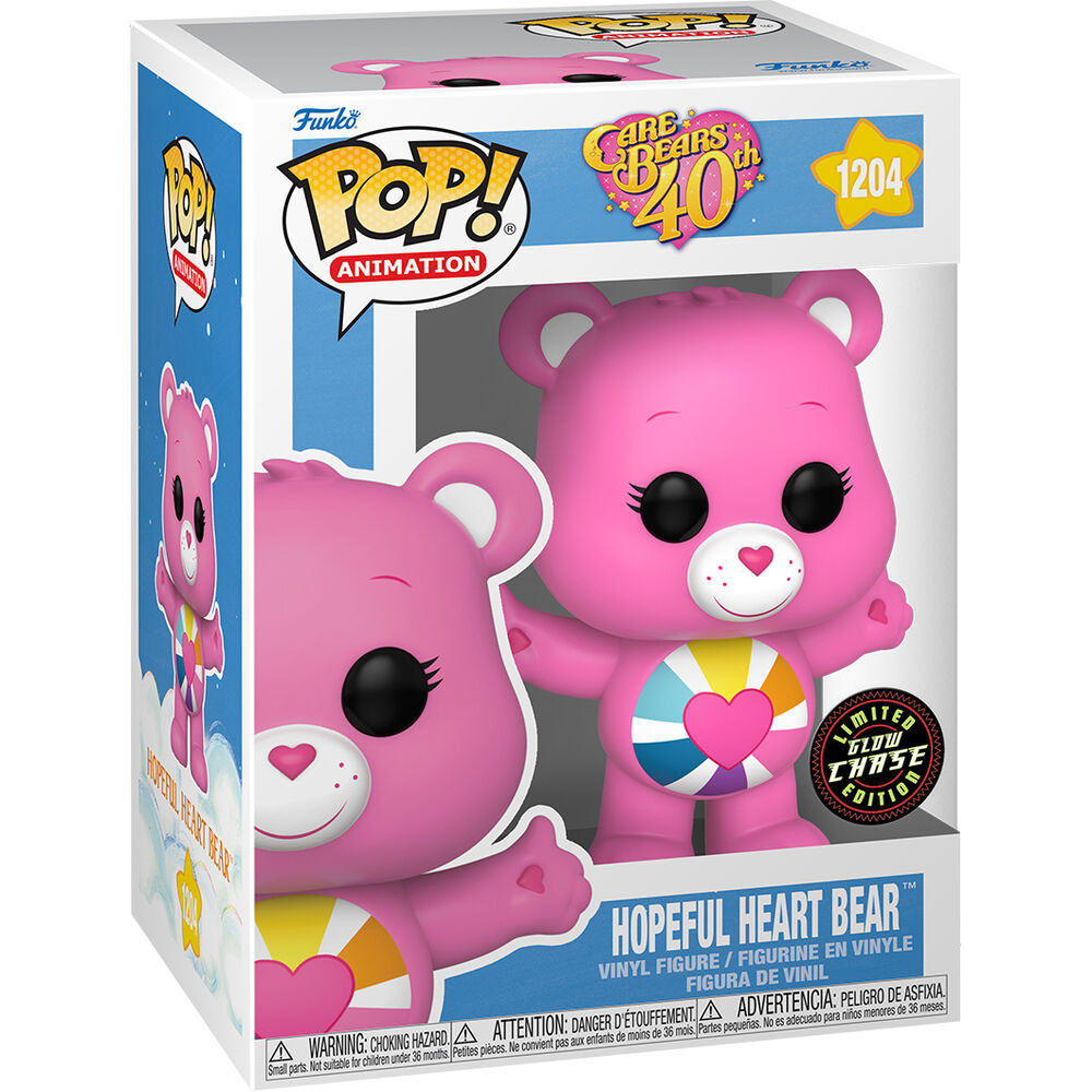 Figurine Funko POP! Care Bears 40th Anniversary Hopeful Heart Bear Chase