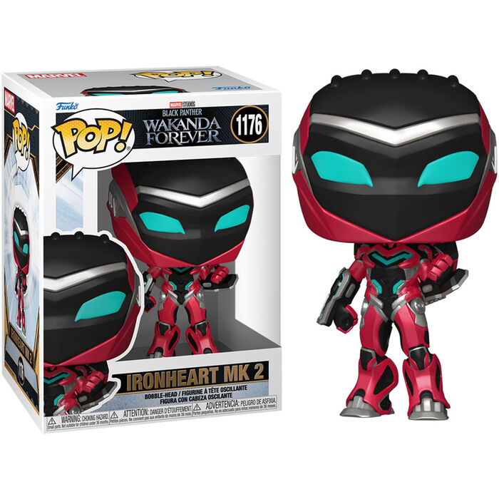 Figurine Funko POP! Marvel Black Panther Wakanda Forever Ironheart MK2, vue 2