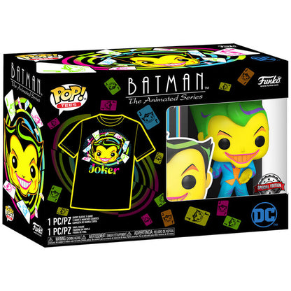 Figurine Funko POP! Set figura POP & Tee DC Comics Batman Joker Exclusive, vue 5