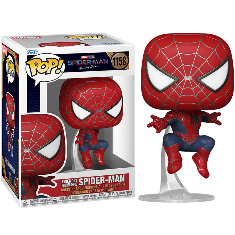 Figurine Funko POP! Marvel Spiderman No Way Home Spider Man, vue 2