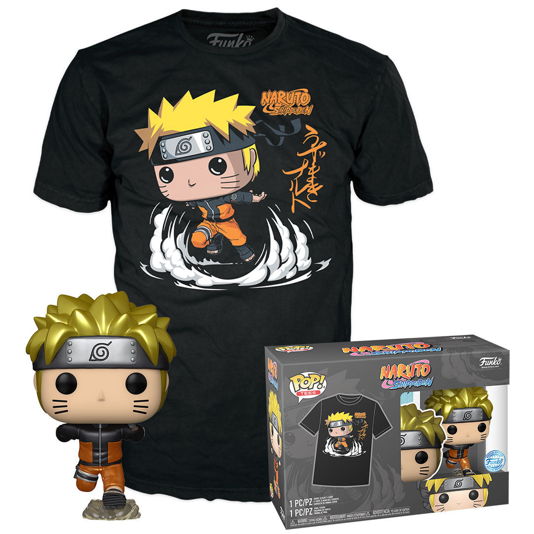 Figurine Funko POP! Set figura POP & Tee Naruto Shippuden Exclusive