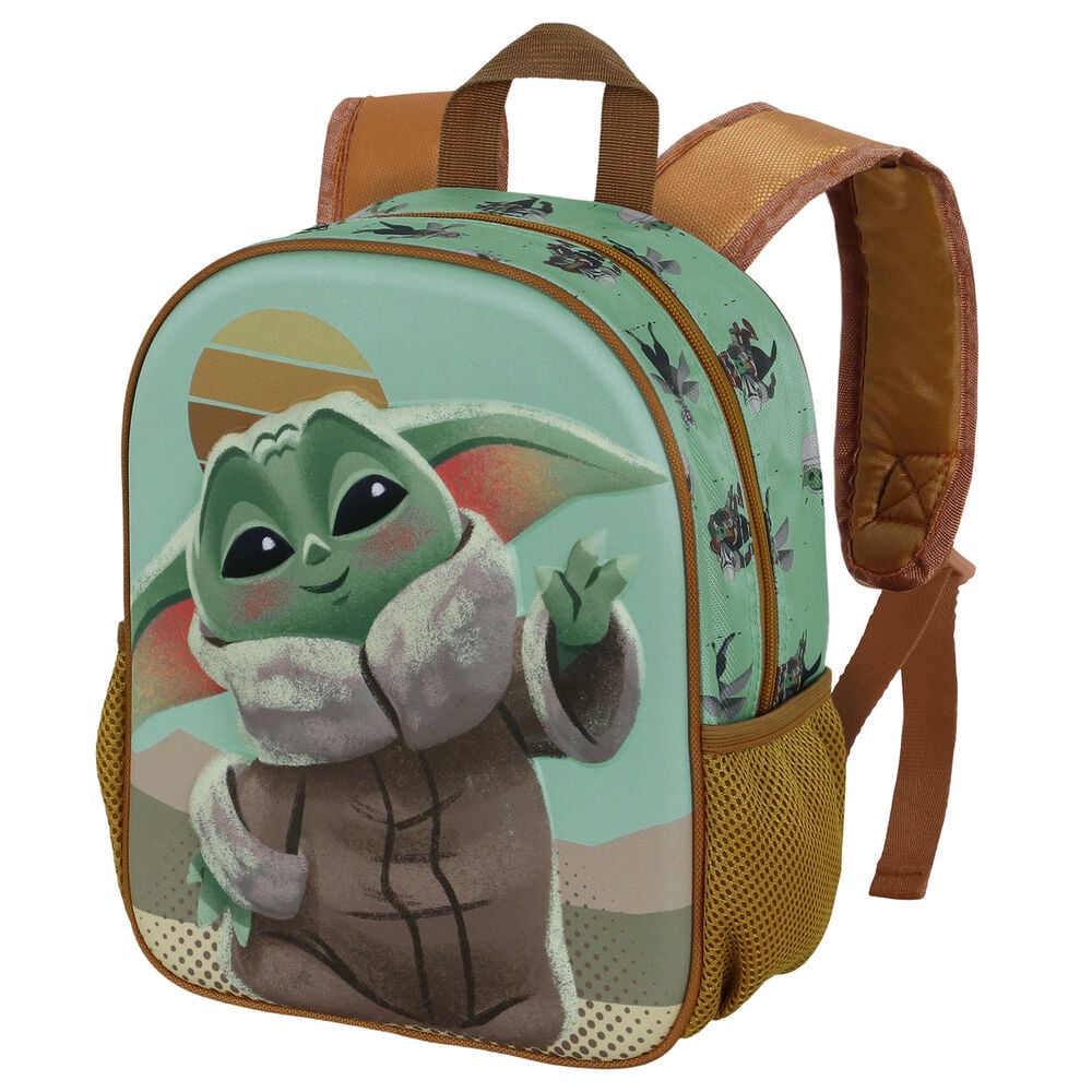 Sac à dos 3D Star Wars The Mandalorian Grogu Say Hi 31 cm, vue 3