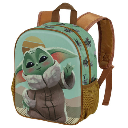 Sac à dos 3D Star Wars The Mandalorian Grogu Say Hi 31 cm, vue 3