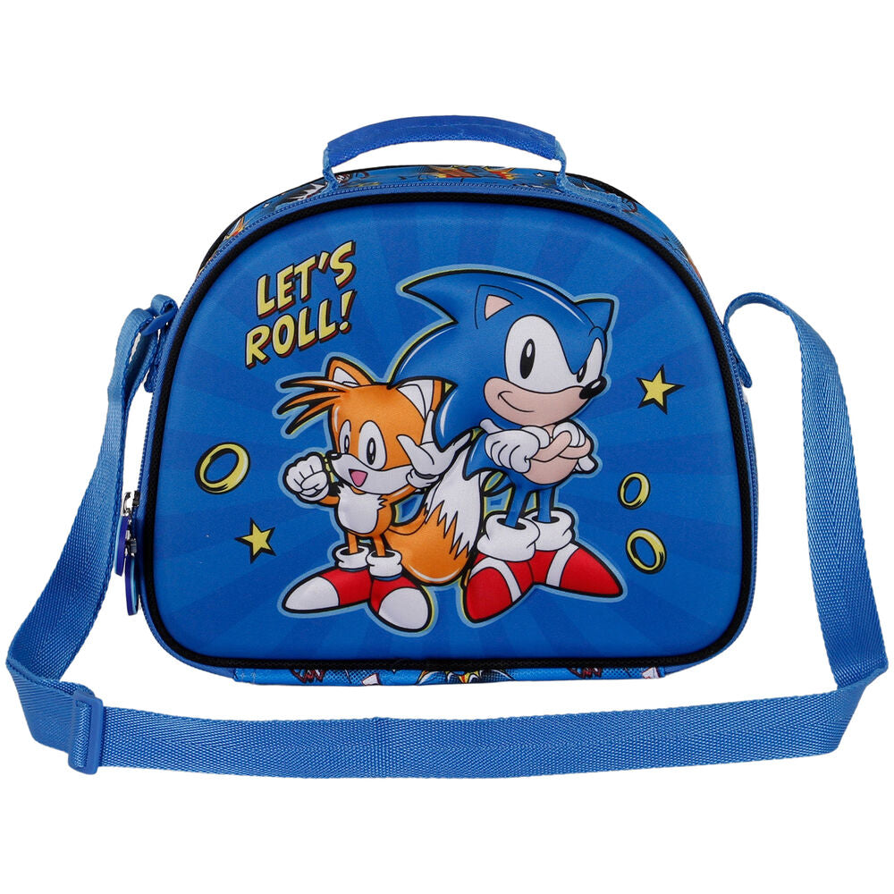 Sac à goûter 3D Sonic The Hedgehog Lets Roll