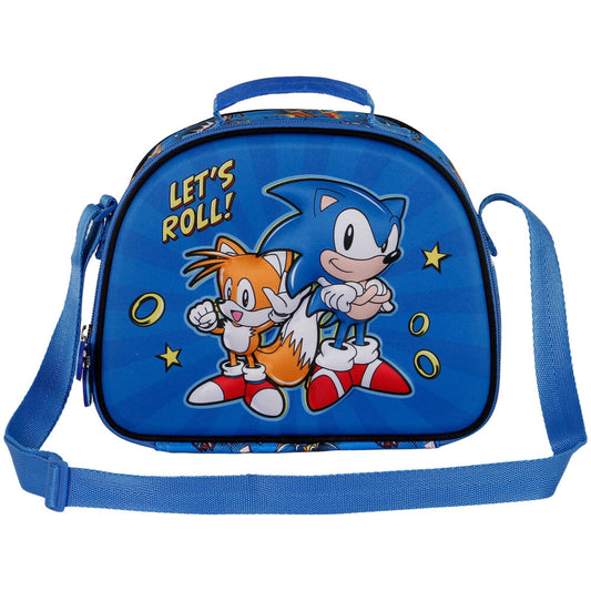 Sac à goûter 3D Sonic The Hedgehog Lets Roll