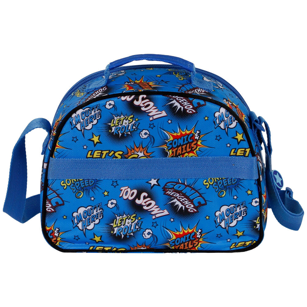 Sac à goûter 3D Sonic The Hedgehog Lets Roll, vue 3