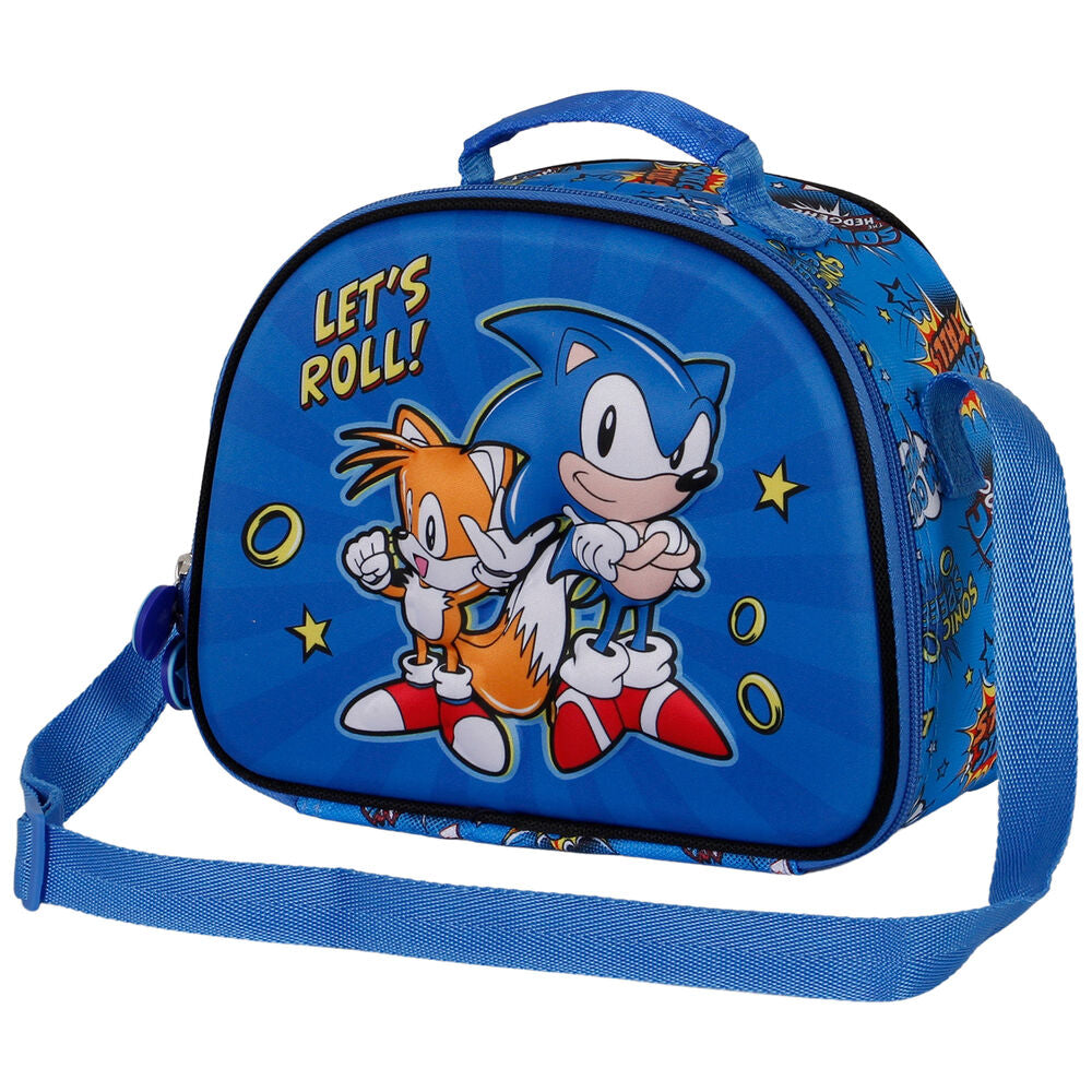 Sac à goûter 3D Sonic The Hedgehog Lets Roll, vue 4
