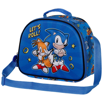 Sac à goûter 3D Sonic The Hedgehog Lets Roll, vue 4