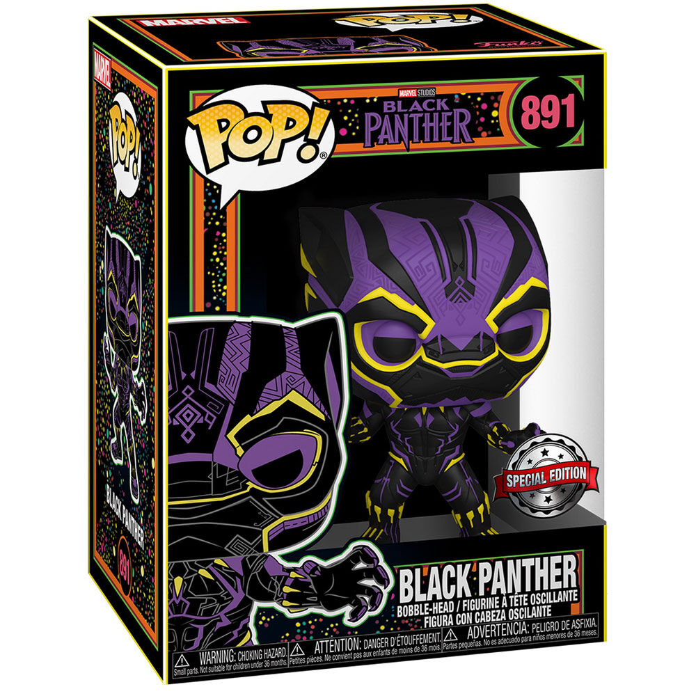 Figurine Funko POP! Set figura POP & Tee Marvel Wakanda Forever Black Panther Exclusive, vue 2