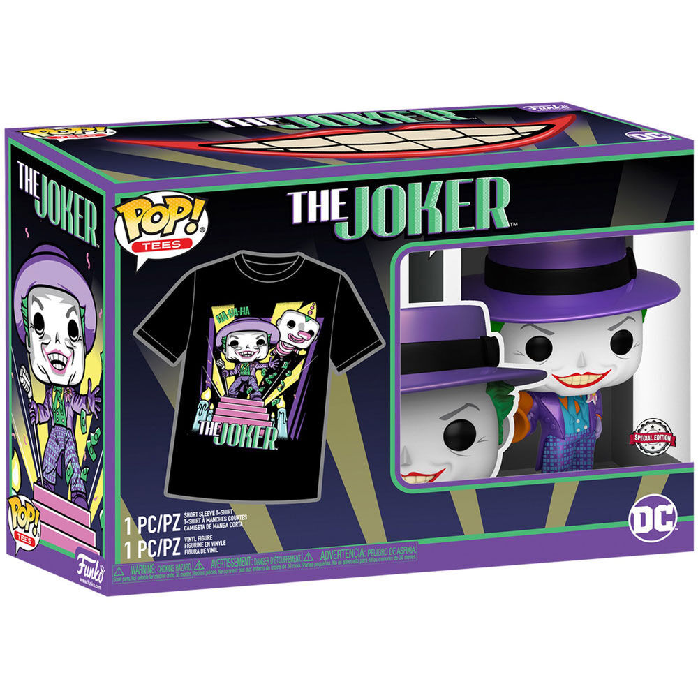 Figurine Funko POP! Set figura POP & Tee DC Comics Batman The Joker, vue 3