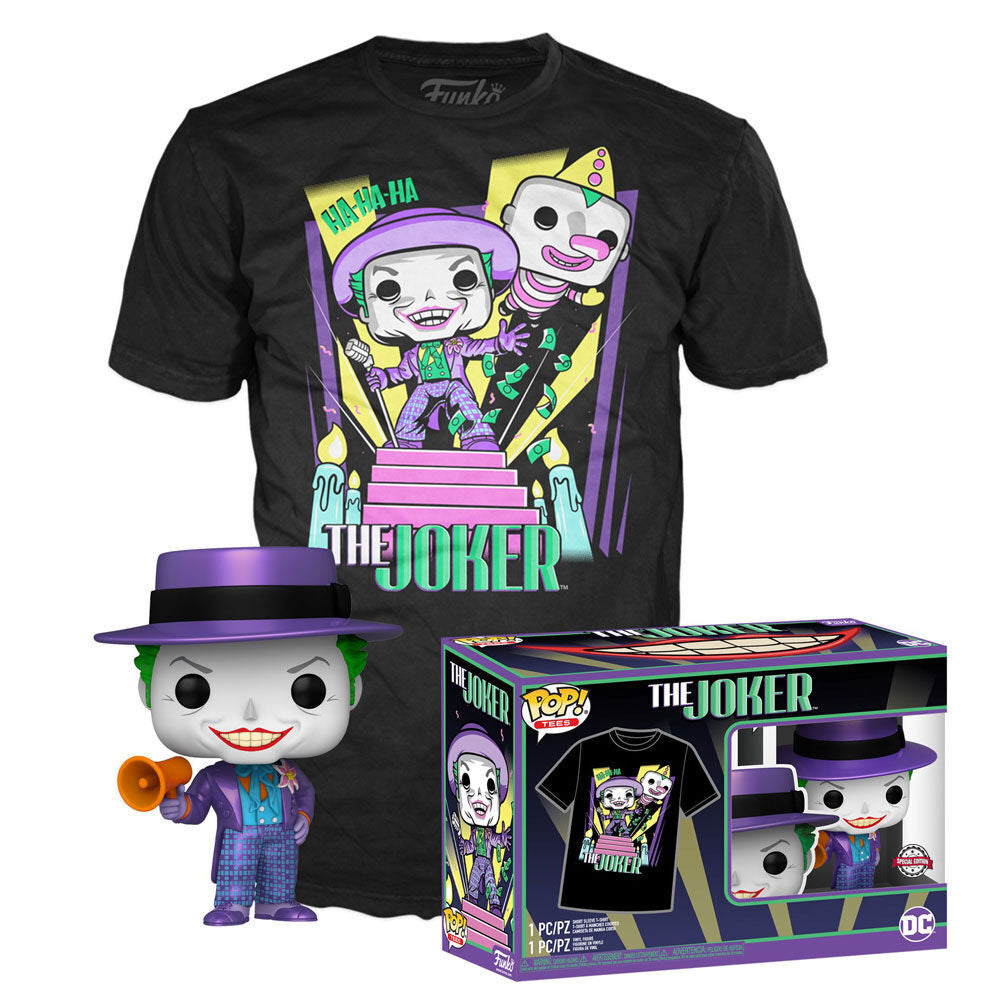 Figurine Funko POP! Set figura POP & Tee DC Comics Batman The Joker