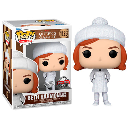Figurine Funko POP! Gambito de Dama Beth Finale Exclusive, vue 3