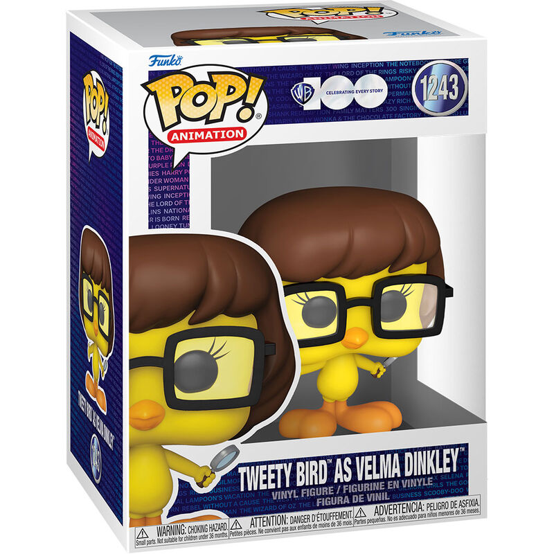 Figurine Funko POP! Looney Tunes Tweety Bird as Velma Dinkley