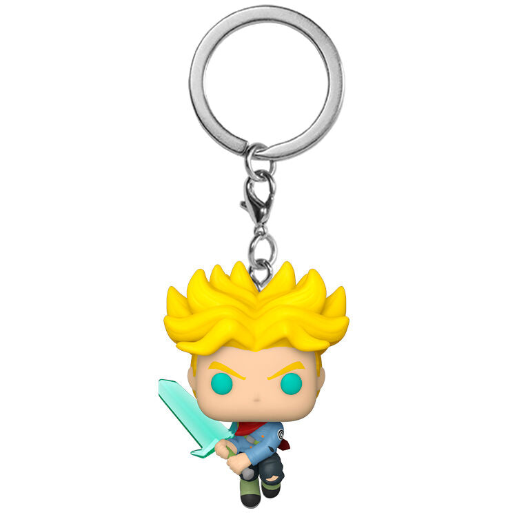 Porte-clés Funko Pocket POP! Dragon Ball Super Saiyan Trunks with Sword, vue 2