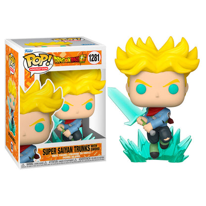 Figurine Funko POP! Dragon Ball Super Super Saiyan Trunks with Sword, vue 3
