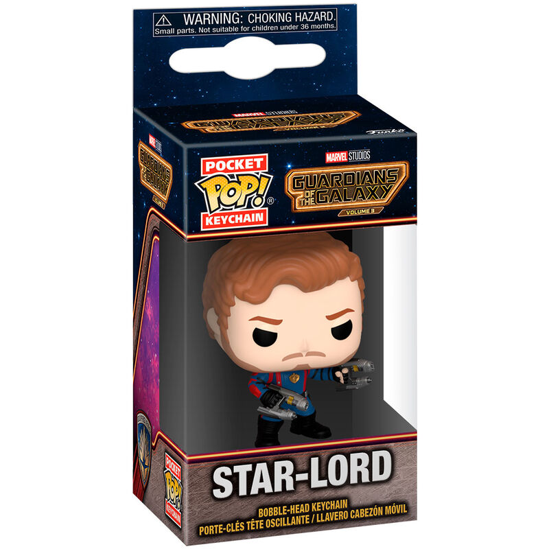 Porte-clés Funko Pocket POP! Marvel Guardianes de la Galaxia 3 Star Lord