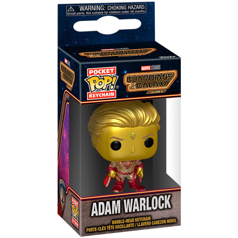 Porte-clés Funko Pocket POP! Marvel Guardianes de la Galaxia 3 Adam Warlock