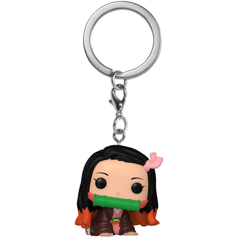 Porte-clés Funko Pocket POP! Demon Slayer Kimetsu no Yaiba Nezuko Kamado, vue 2