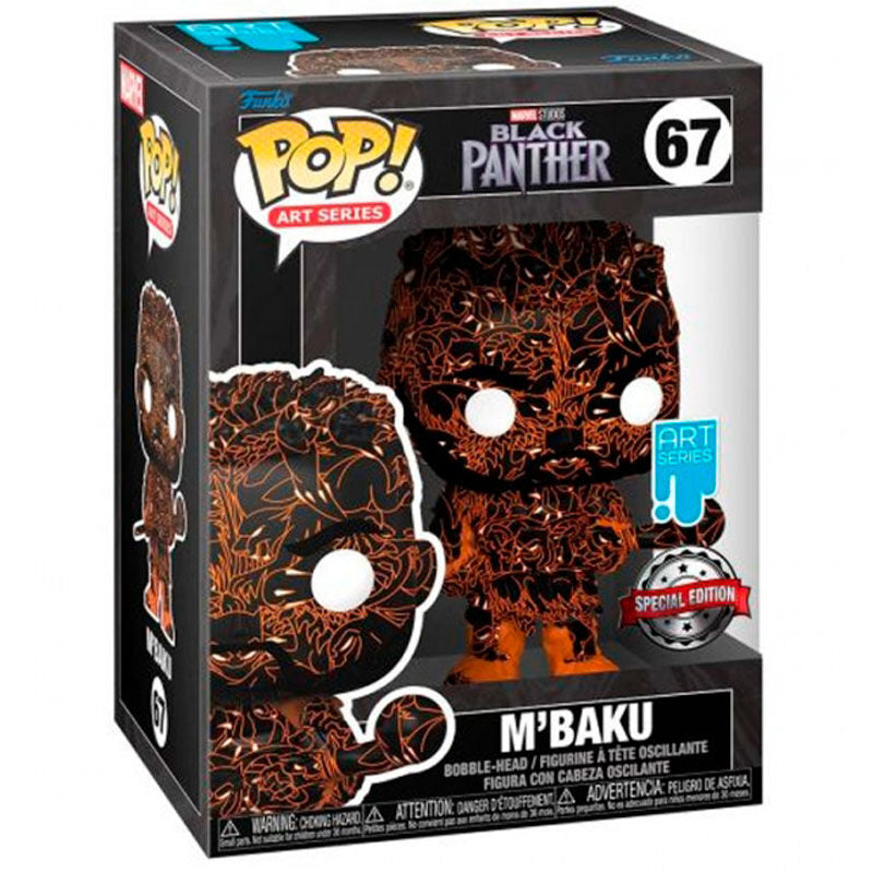 Figurine Funko POP! Marvel Black Panther M Baku Artist + Case Exclusive