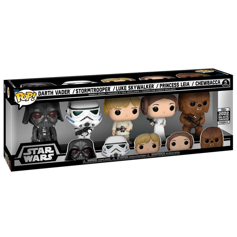 Figurine Funko POP! Blister 5 Figuras POP Star Wars Classics Exclusive