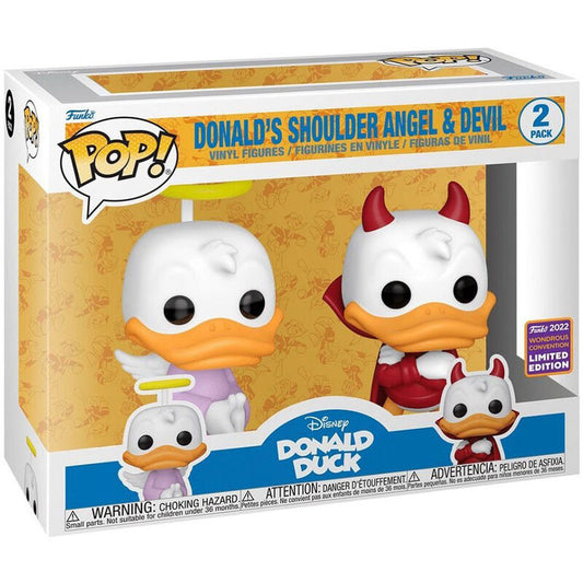 Figurine Funko POP! Blister 2 Figuras POP Disney Donald Duck Donald Angel & Devil Exclusive