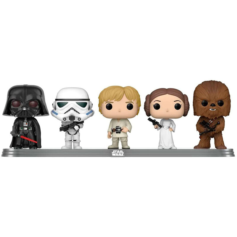 Figurine Funko POP! Blister 5 Figuras POP Star Wars Classics Exclusive, vue 2