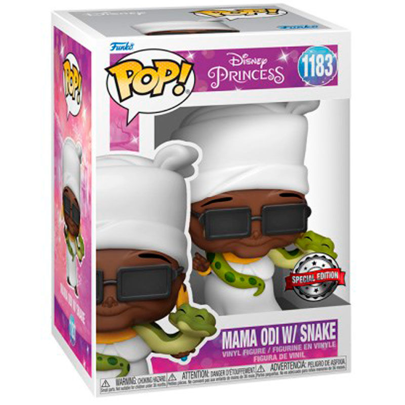 Figurine Funko POP! Disney Tiana y el Sapo Mama Odi Snake Exclusive