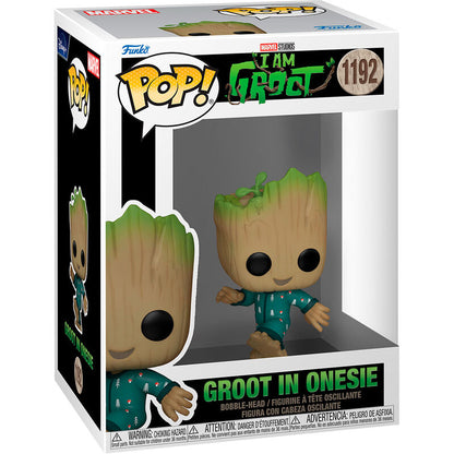 Figurine Funko POP! Marvel I am Groot Groot in Onesie