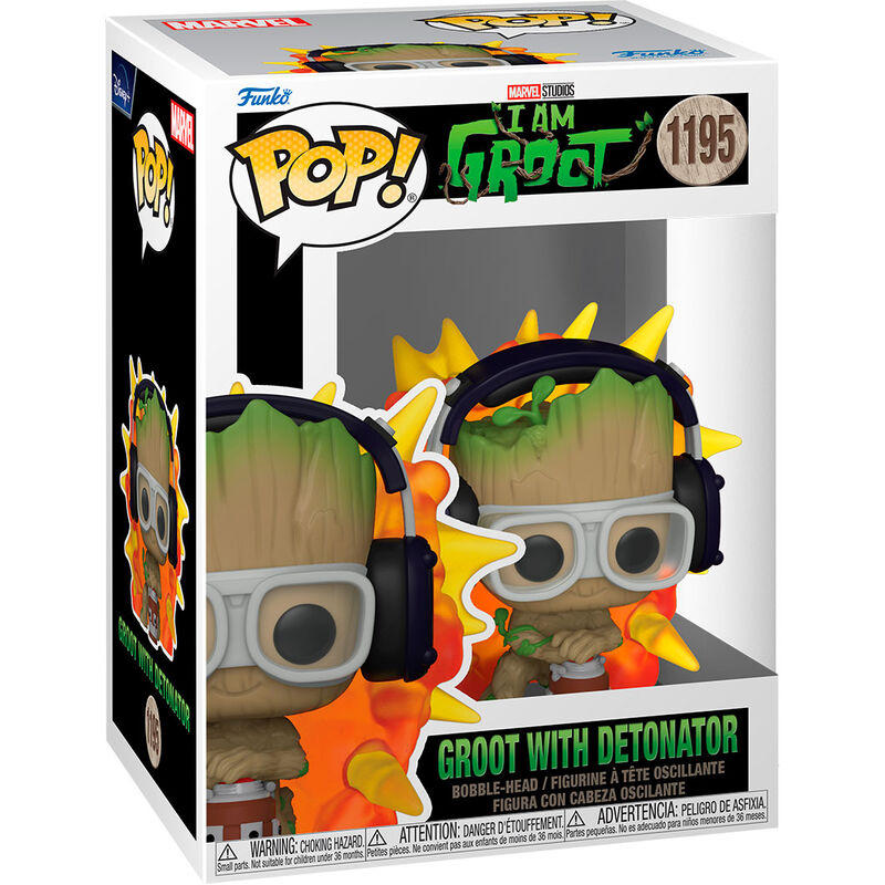 Figurine Funko POP! Marvel I am Groot Groot with Detonator
