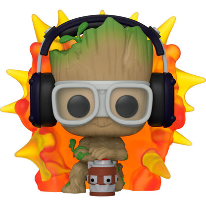 Figurine Funko POP! Marvel I am Groot Groot with Detonator, vue 2