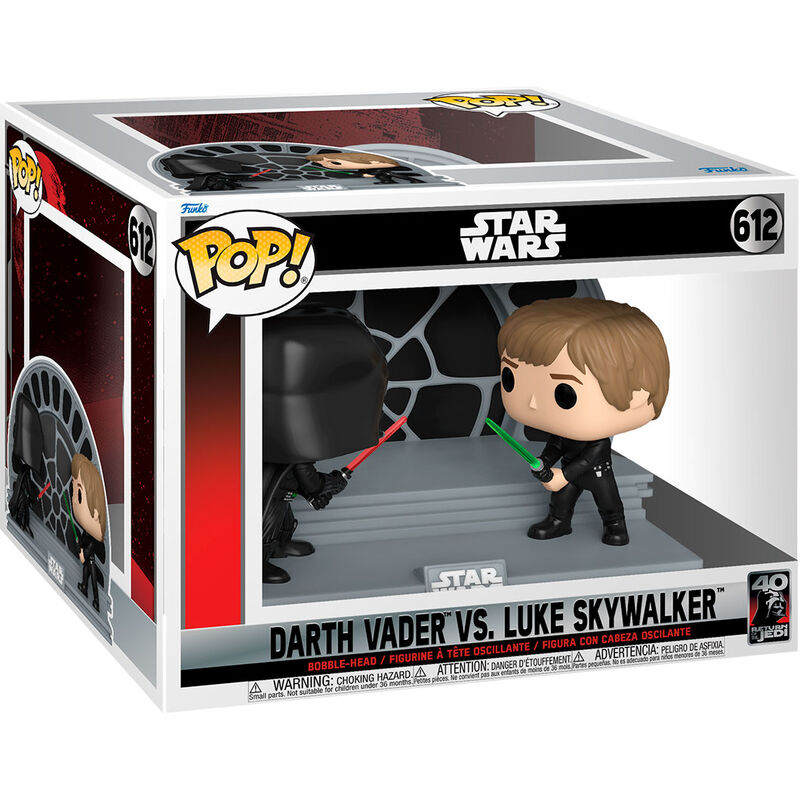 Figurine Funko POP! Star Wars 40th Darth Vader VS Luke Skywalker