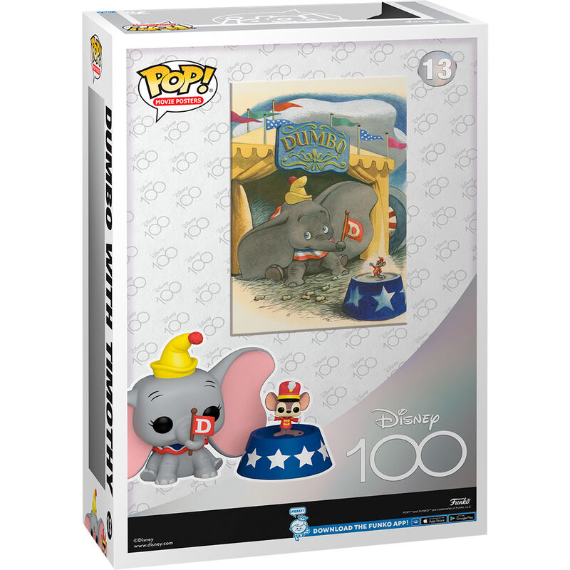 Figurine Funko POP! Movie Poster Disney 100th Anniversary Dumbo, vue 3