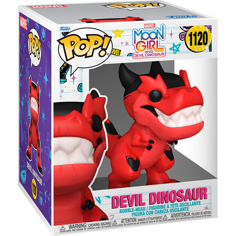 Figurine Funko POP! Marvel Moon Girld and Devil Dinosaur Devil Dinosaur