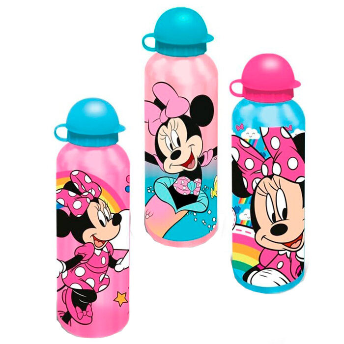 Gourde en aluminium Disney Minnie assorti 500 ml