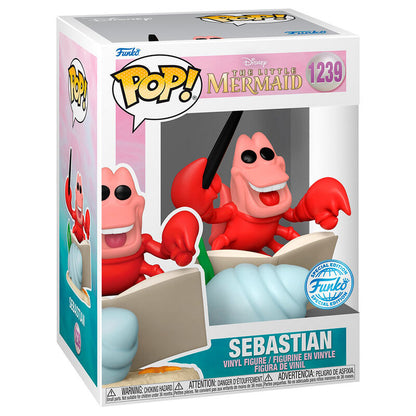 Figurine Funko POP! Disney La Sirenita Sebastian Exclusive, vue 2