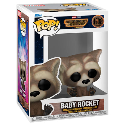Figurine Funko POP! Marvel Guardianes de la Galaxia 3 Baby Rocket
