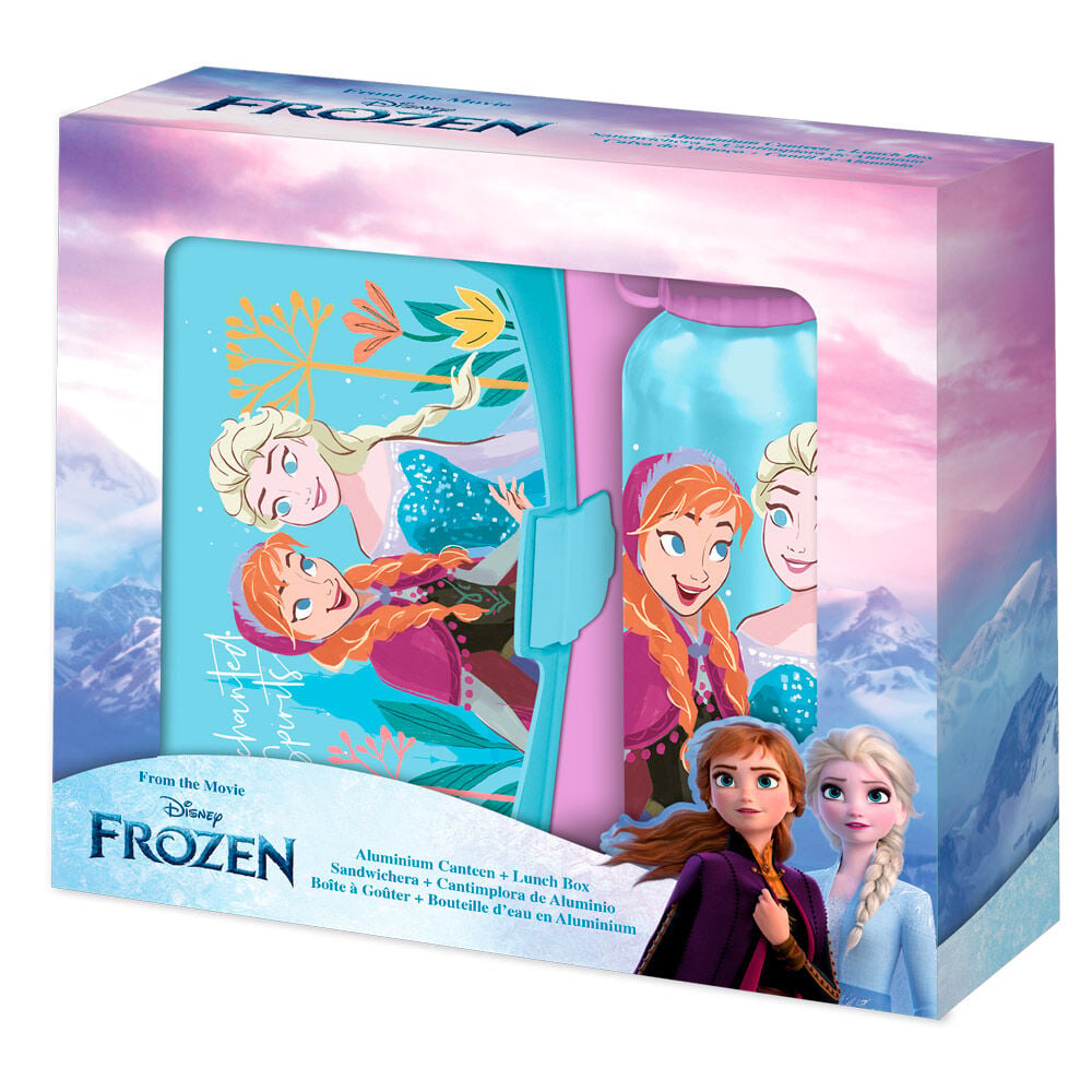 Sac à goûter en aluminium Disney Frozen + aluminium bottle set, vue 2