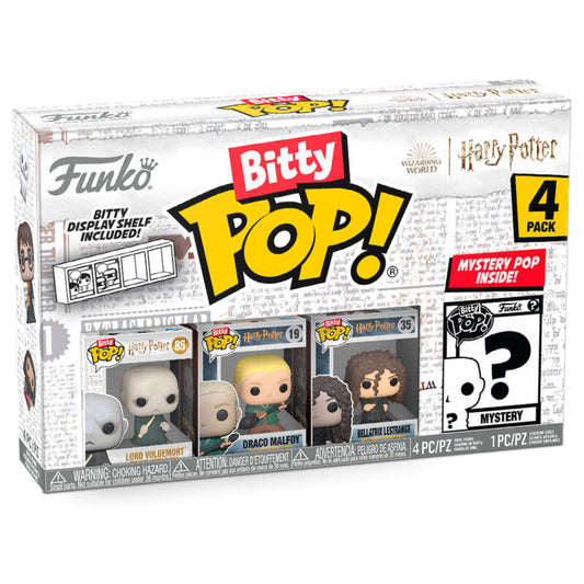 Figurine Funko POP! Blister 4 figuras Bitty POP Harry Potter Voldemort
