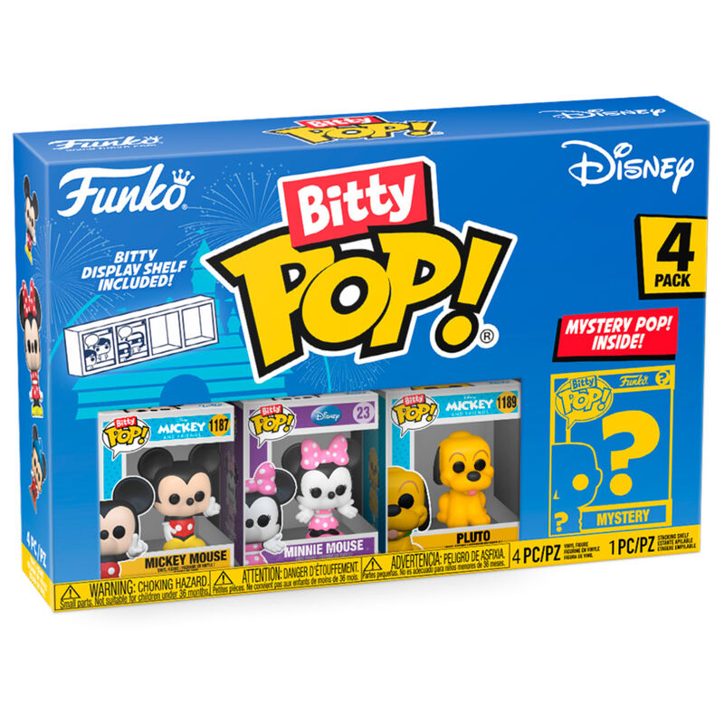 Figurine Funko POP! Blister 4 figuras Bitty POP Disney Mickey