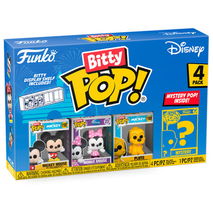 Figurine Funko POP! Blister 4 figuras Bitty POP Disney Mickey