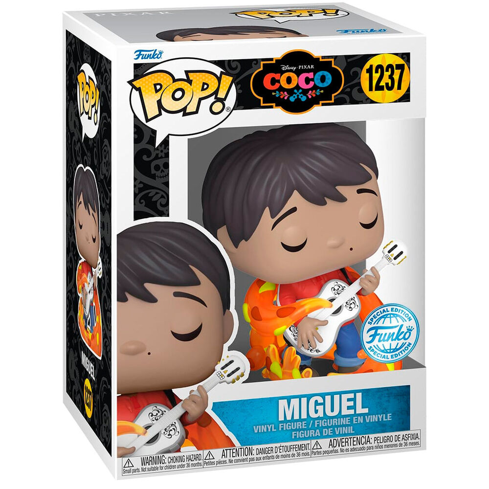 Figurine Funko POP! Disney Pixar Coco Miguel Exclusive, vue 3