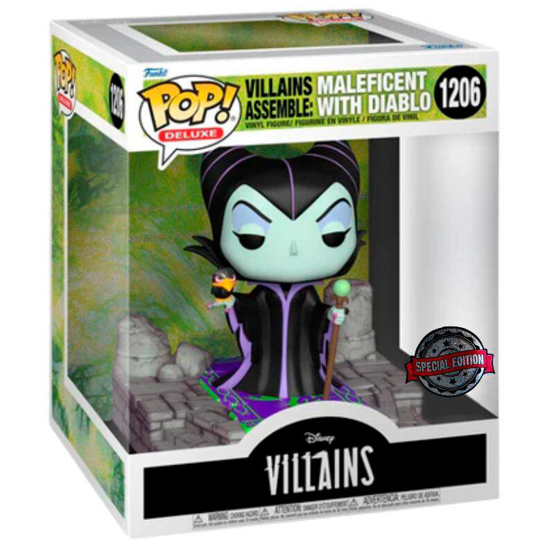 Figurine Funko POP! Disney Villains Malefica Maleficent Exclusive, vue 2