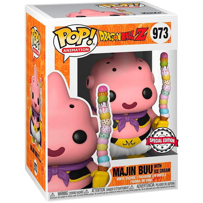 Figurine Funko POP! Set figura POP & Tee Dragon Ball Z Majin Buu Exclusive, vue 2