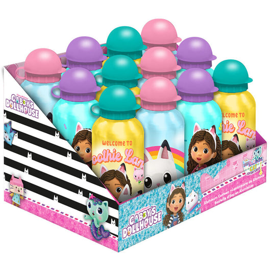 Gourde en aluminium Gabbys Dollhouse assorti 500 ml