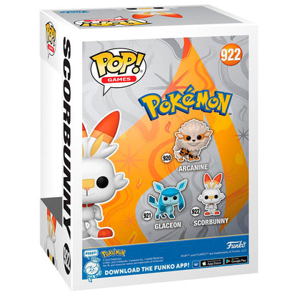 Figurine Funko POP! Pokemon Scorbunny, vue 2