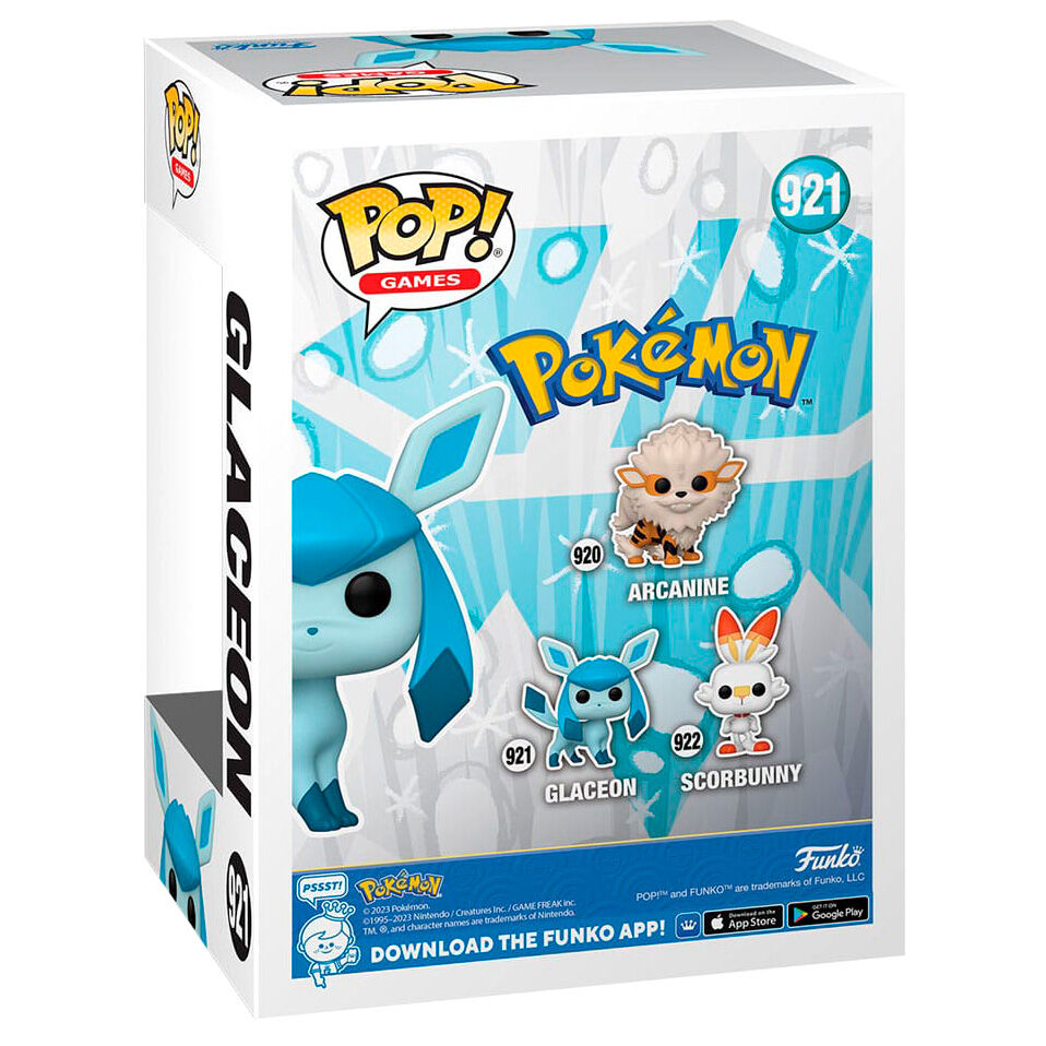 Figurine Funko POP! Pokemon Glaceon, vue 3