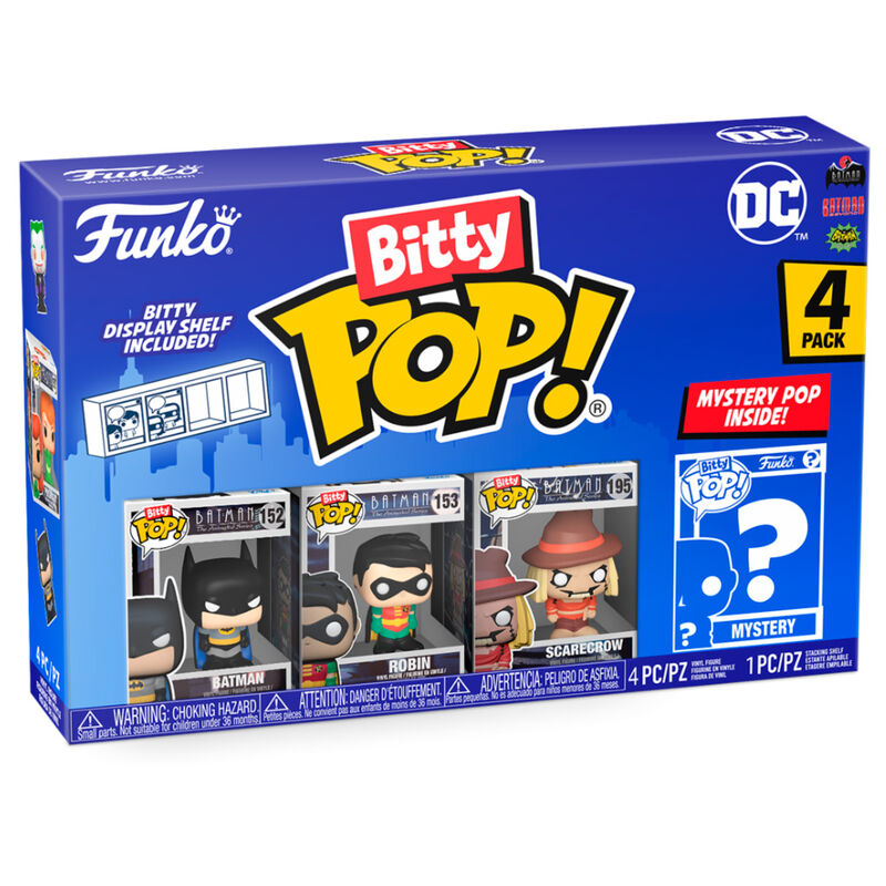 Figurine Funko POP! Blister 4 figuras Bitty POP DC Comics Batman