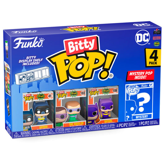 Figurine Funko POP! Blister 4 figuras Bitty POP DC Comics Batman Adam West
