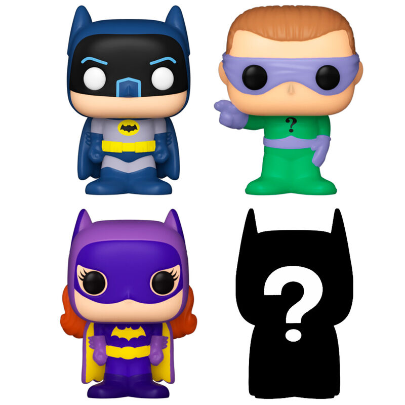 Figurine Funko POP! Blister 4 figuras Bitty POP DC Comics Batman Adam West, vue 2