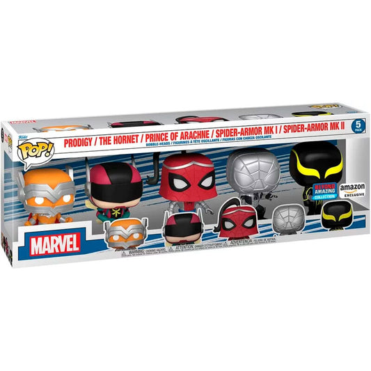 Figurine Funko POP! Blister 5 figuras POP Marvel Spiderman Exclusive